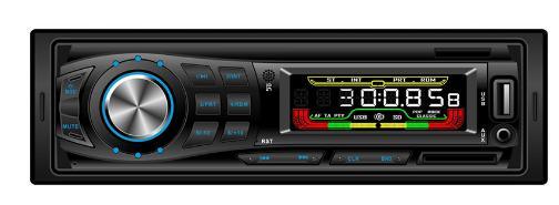 Reproductor MP3 para coche con panel fijo Ts-8010f de alta potencia