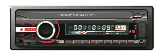 Reproductor de MP3 para coche, reproductor de vídeo estéreo para coche, Panel desmontable, reproductor de MP3 para coche con Bluetooth