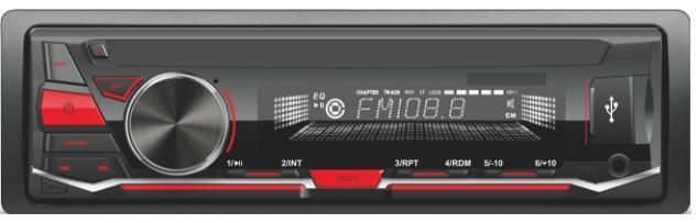 Accesorio estéreo Bluetooth para coche, Panel desmontable, reproductor MP3 para coche