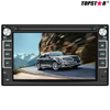 DVD con pantalla táctil de 6,2 pulgadas, reproductor de DVD doble DIN para coche con sistema Wince
