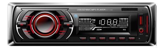 Alta potencia del reproductor MP3 del panel fijo del audio del transmisor FM del audio del coche con Bluetooth