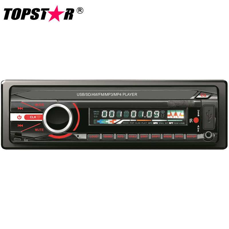 Reproductor de MP3 para coche, reproductor de vídeo estéreo para coche, Panel desmontable, reproductor de MP3 para coche con Bluetooth