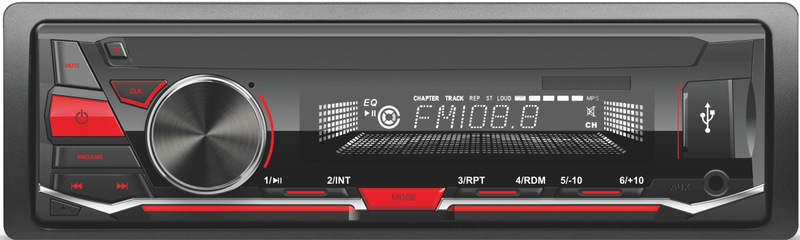 Accesorio estéreo Bluetooth para coche, Panel desmontable, reproductor MP3 para coche