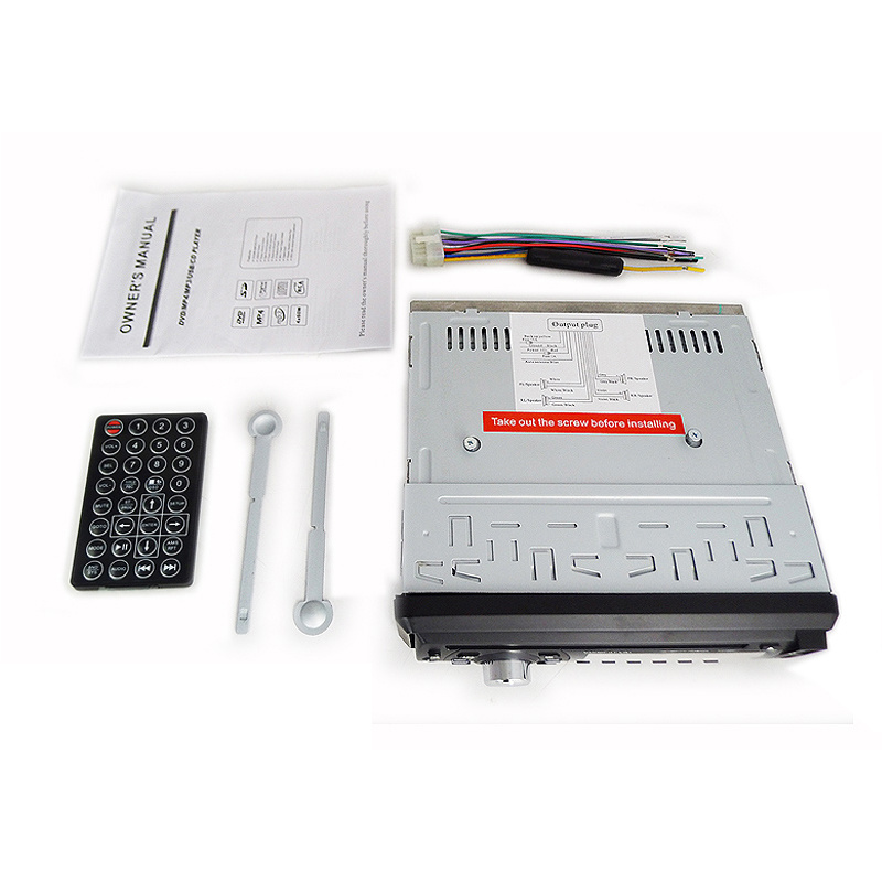 Radio FM con reproductor MP3 para coche con panel fijo y ecualizador