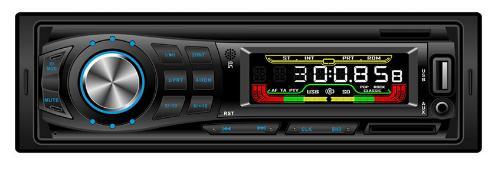 Reproductor MP3 para coche con panel fijo Ts-8010f de alta potencia