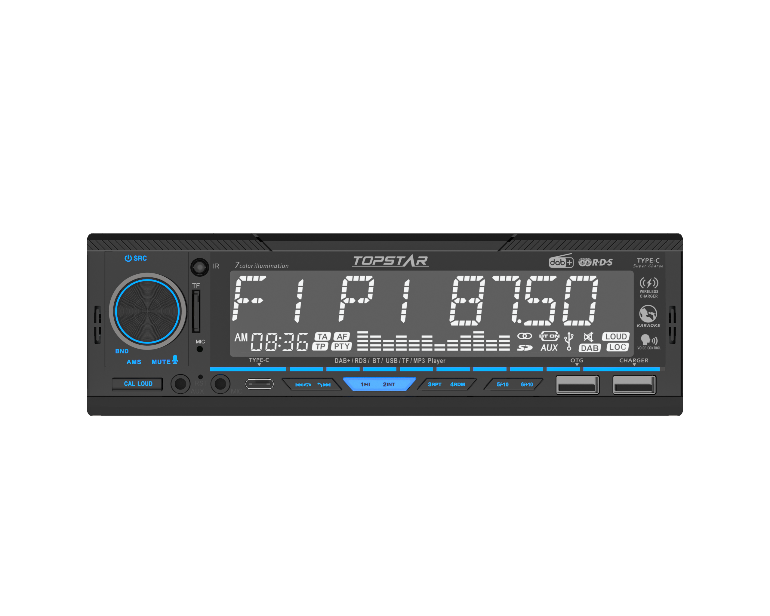 Estéreo MP3 para coche con panel fijo de alta calidad