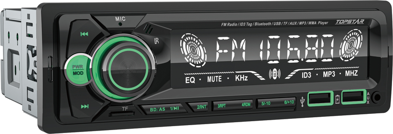 Audio para el automóvil con Bluetooth, radio FM, función USB compatible