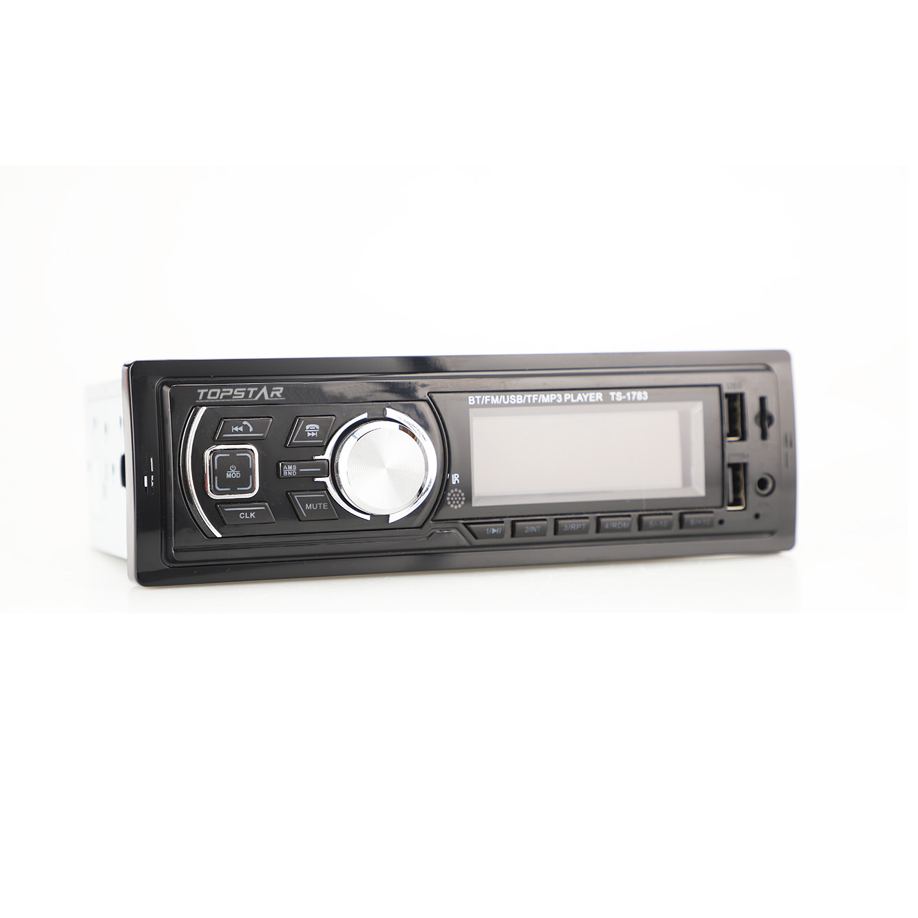 Reproductor LCD para coche, transmisor FM, Audio, reproductor MP3 DIN, Panel fijo, reproductor USB para coche, Panel fijo DIN único