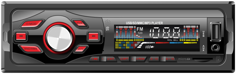 Auto Audio Car Stereo Bluetooth solo DIN FM reproductor de coche