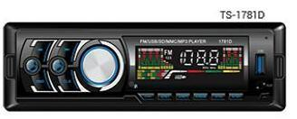 Reproductor MP3 estéreo para coche, reproductor DIN desmontable con disipador de calor 