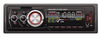 Receptor de coche con reproductor MP3 de panel fijo con entrada SD